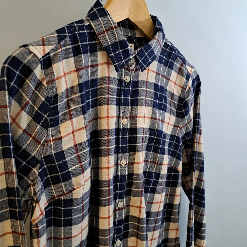 J. Crew Women's Small Soft Washed Flannel Shirt Style #BK533 New With Tag - Picture 5 of 13